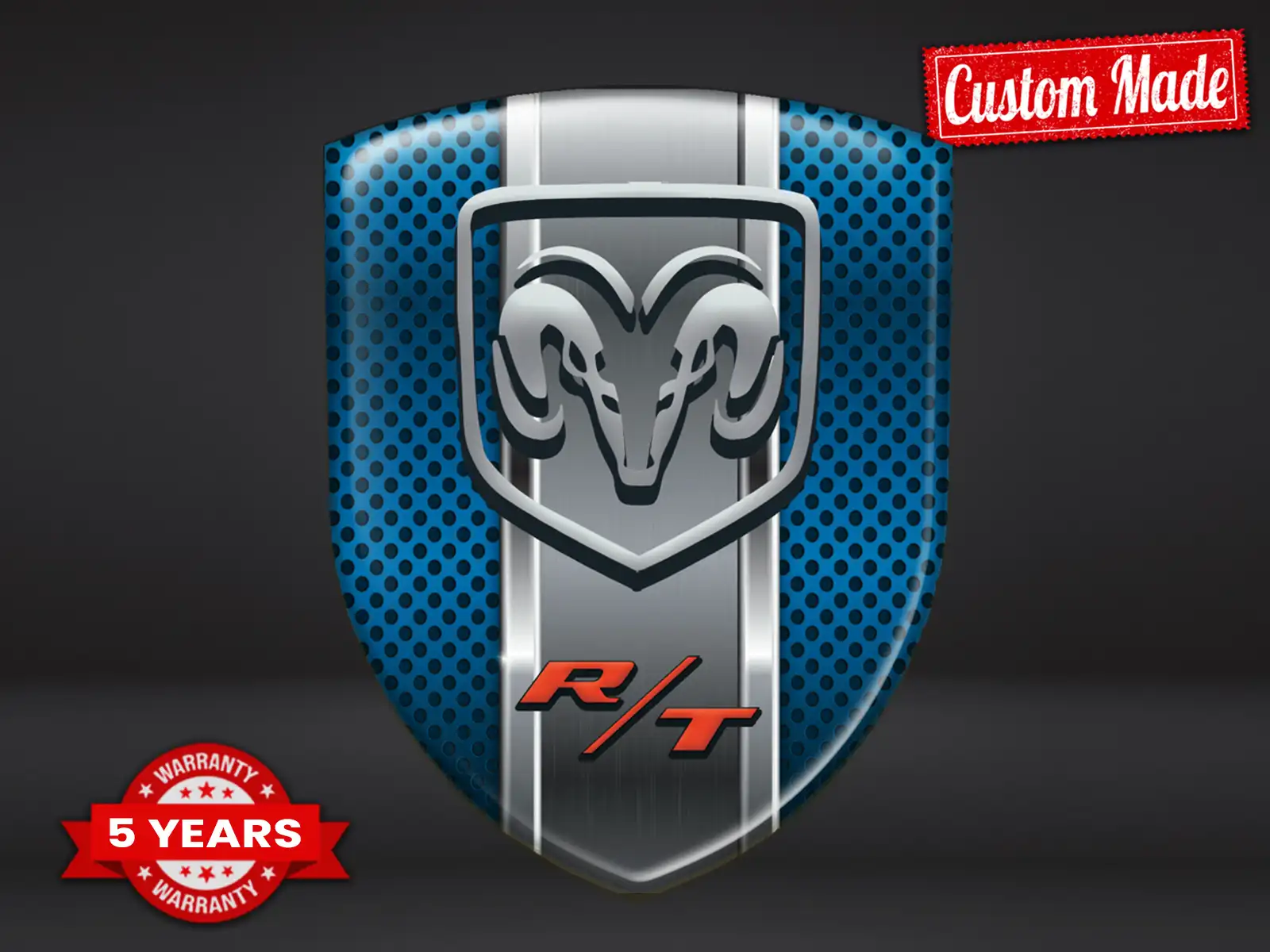Dodge Harz Embleme Premium Design Domes Aufkleber Pro
